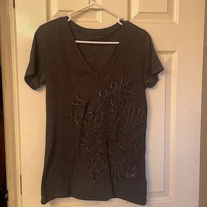 Fox V neck size med